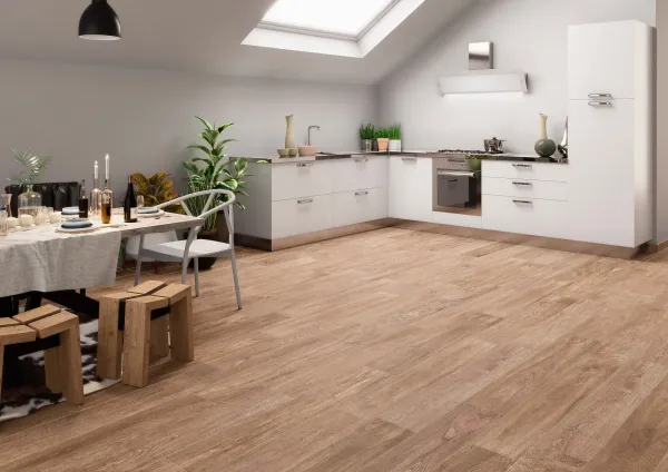 Włoska tradycja i innowacyjna produkcja płytek imitujących drewno Paul Ceramiche