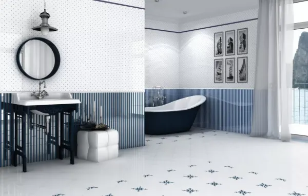 Jakie są najczęstsze wzory na niebieskich płytkach ceramicznych?
