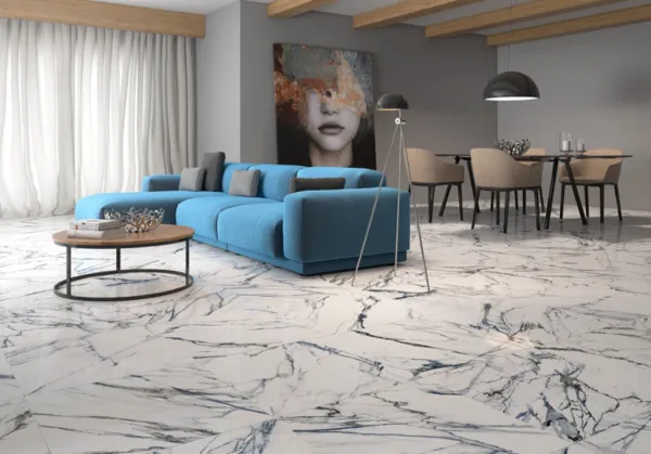 Designerskie wnętrza inspirowane marmurem