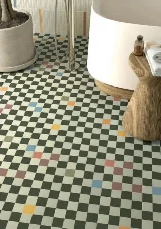 Patchwork Vives w kuchni i łazience