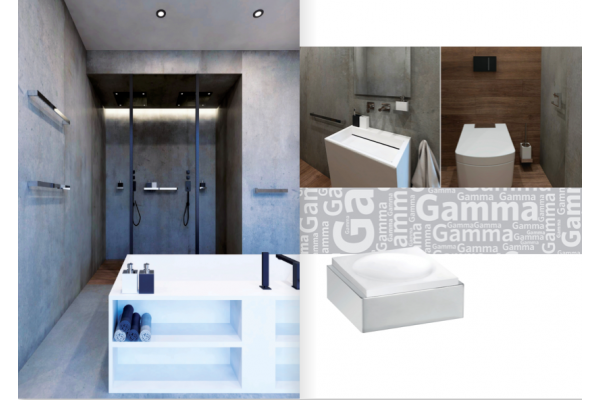 Akcesoria łazienkowe - Kolekcja Gamma