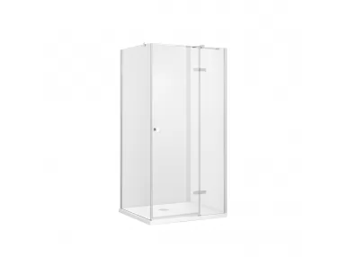 Kabina prysznicowa kwadratowa Pixa Lewa 90x90x195, szkło przeźroczyste