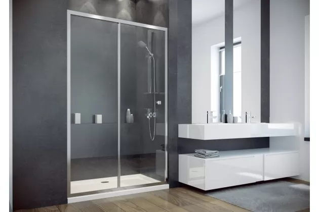 Drzwi prysznicowe Duo Slide 100x 195 - szkło przejrzyste