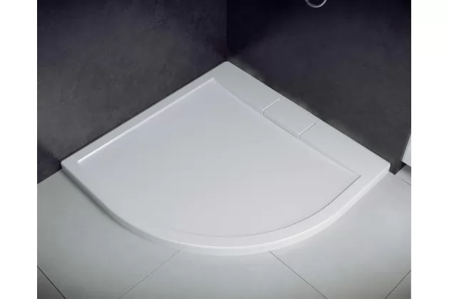 Brodzik półokrągły ultraslim Axim 80x80x2,5 - akryl sanitarny