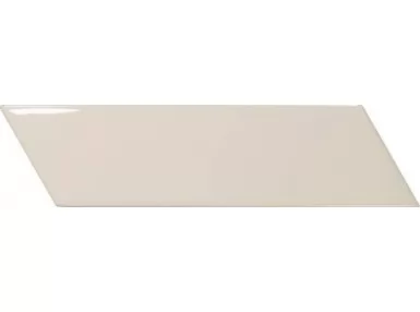 Chevron Wall Cream Right 18,6x5,2 - Kremowa płytka ścienna typu szewron
