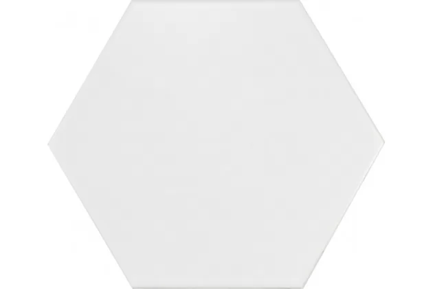 Hexatile Blanco Mate 17,5x20 - płytka heksagonalna gresowa