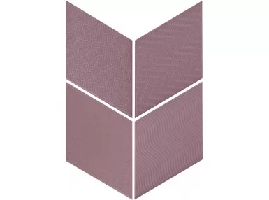 Rhombus Violet 14x24 - Płytka gresowa fioletowa