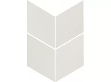 Rhombus White 14x24 - Płytka gresowa biała