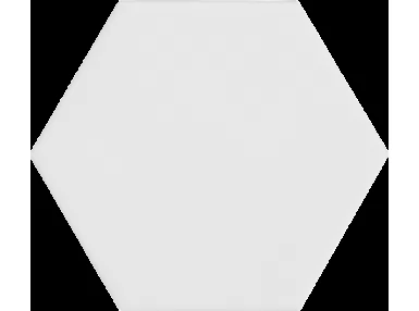 Kromatika White 11,6x10,1 - Biała płytka gresowa heksagonalna