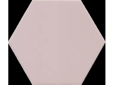 Kromatika Rose 11,6x10,1 - Różowa płytka gresowa heksagonalna
