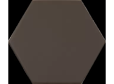 Kromatika Brown 11,6x10,1 - Brązowa płytka gresowa heksagonalna