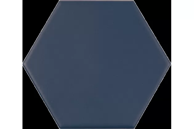 Kromatika Naval Blue 11,6x10,1 - Niebieska płytka gresowa, heksagonalna