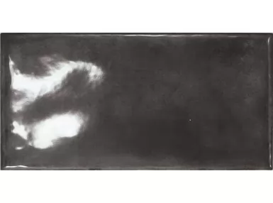 Splendours Black 7,5x15 - Czarna płytka ścienna