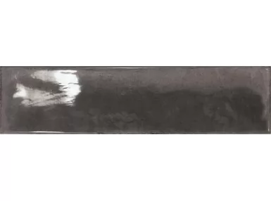 Splendours Black 7,5x30 - Czarna płytka ścienna
