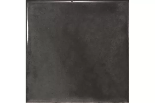 Splendours Black 15x15 - Czarna płytka ścienna