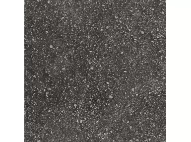 Micro Black 20x20 - Czarna płytka gresowa lastryko