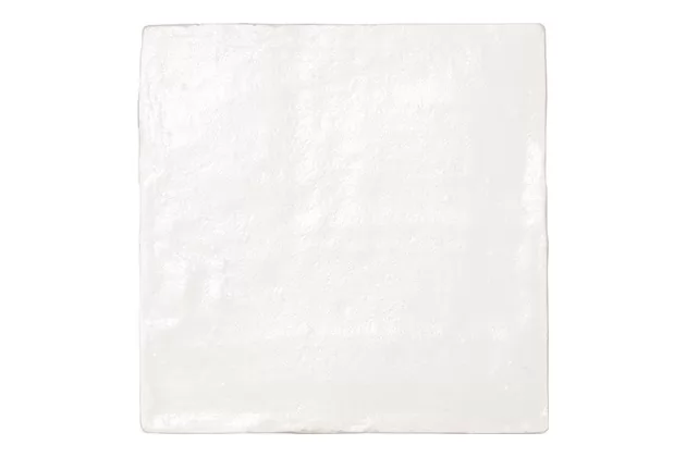 Mallorca White 10x10 - Biała płytka ścienna półmat
