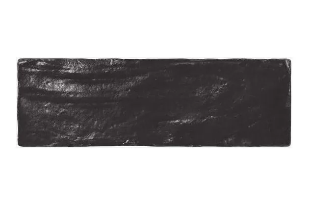 Mallorca Black 6,5x20 - Czarna płytka ścienna