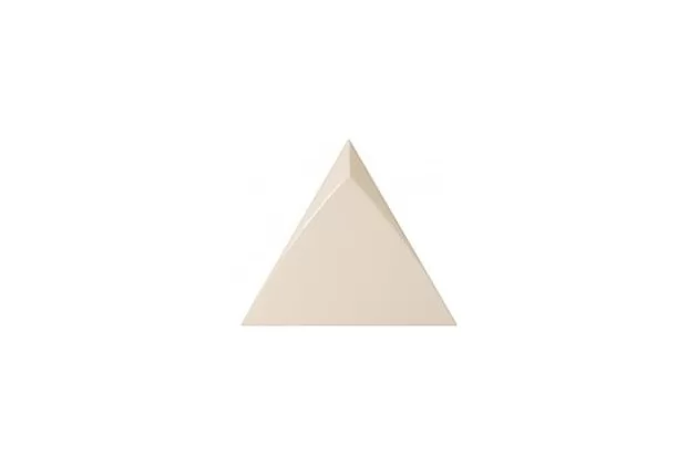 Magical 3 Tirol Cream 10,8x12,4 - Kremowa trójkątna płytka ścienna 3D