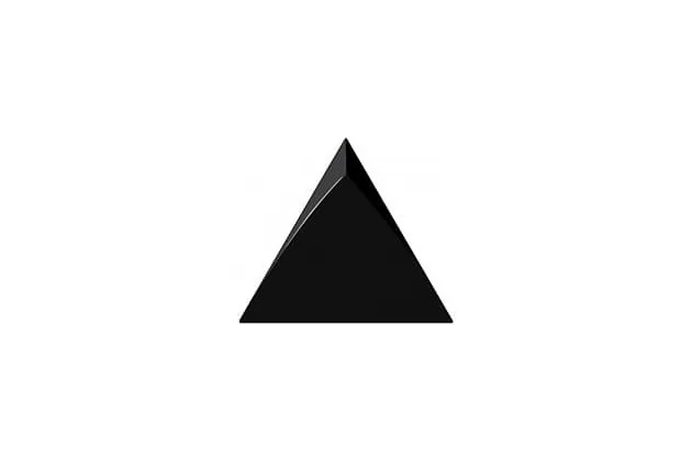 Magical 3 Tirol Black 10,8x12,4 - Czarna trójkątna płytka ścienna 3D