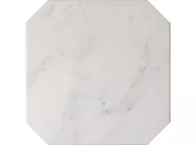Octagon Marmol Blanco 20x20 - Marmuropodobna oktagonalna płytka gresowa