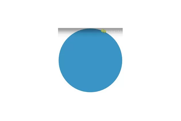 Sfera Azul-5 śr. 43 cm. Niebieska okrągła płytka gresowa