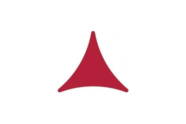 Sfera TEE Rojo-18 14,3x12,5 cm. Czerwona trójkątna płytka tarasowa.