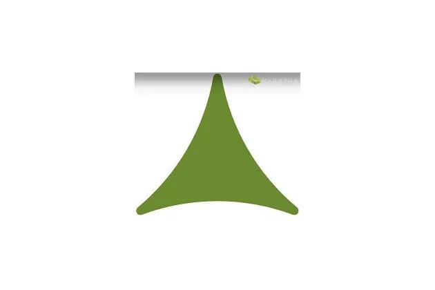 Sfera TEE Verde-2 14,3x12,5 cm. Zielona trójkątna płytka tarasowa.