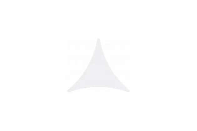 Sfera TEE Blanco-1 14,3x12,5 cm. Biała trójkątna płytka tarasowa.