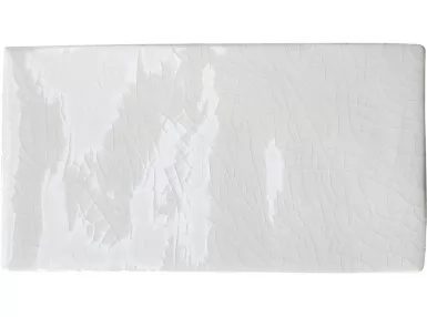 Masia Blanco Crackle 7.5x15 - Biała płytka ścienna