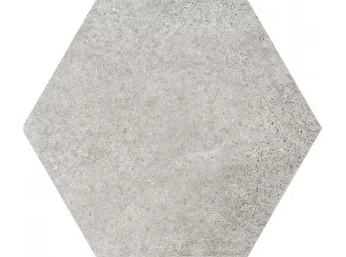 Hexatile Cement Grey 17,5x20 - Szara płytka heksagonalna