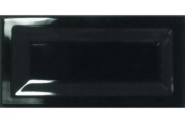 Evolution Inmetro Black 7,5x15 - Czarna płytka ścienna