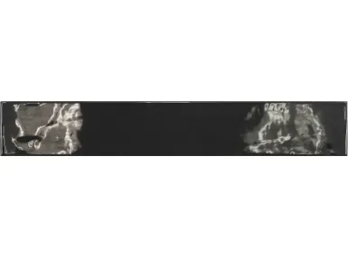 Country Anthracite 6,5x40 - Czarna prostokątna płytka ścienna