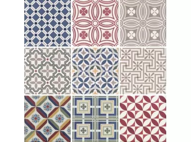 Country Country Patchwork 13,2x13,2 - Wzorzysta płytka ścienna