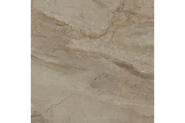 Pienza Miele Pulido Rekt. 60x60 - brązowa płytka imitująca marmur