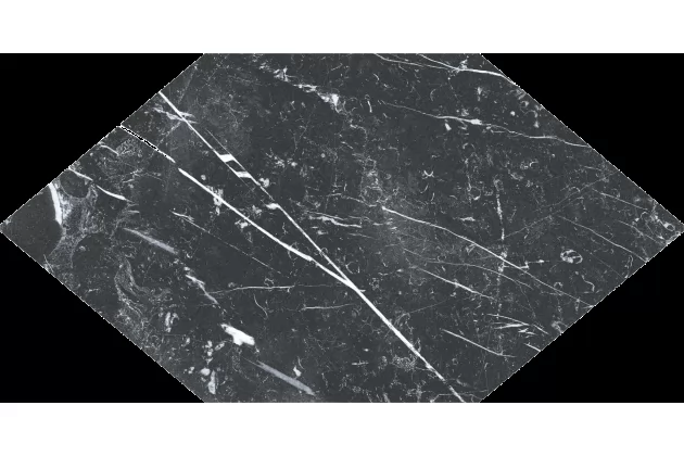 Marquina Kayak 17x33. Czarna płytka imitująca marmur