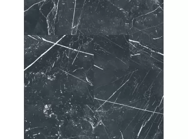 Marquina Modular 50 50x50. Czarna płytka imitująca marmur