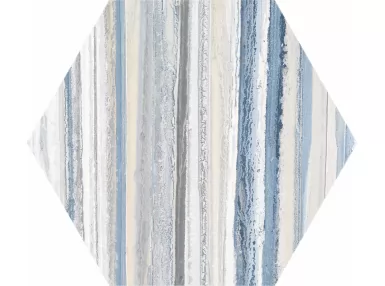 Flow Hex 25 Blue 22x25. Niebieska płytka gresowa heksagonalna