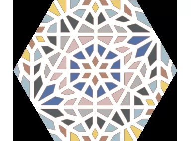 Kasbah Mix Colors 22x25. Wzorzystka płytka heksagonalna
