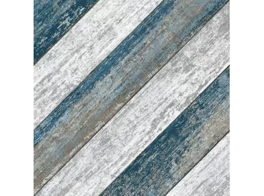 Sete Blue 25x25. Drewnopodobna płytka gresowa