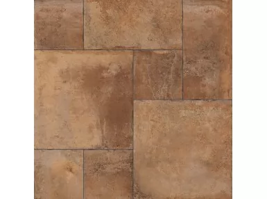 Adobe Terra Modular 50x50. Ceglasta płytka imitująca Cotto