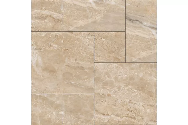 Chester Beige Modular 50x50. Beżowa płytka gresowa imitująca kamień