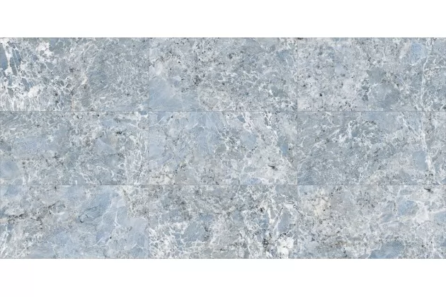 Les Bijoux Saphir Rekt. Poler 59.3x119.3 - Niebieska płytka imitująca kamień