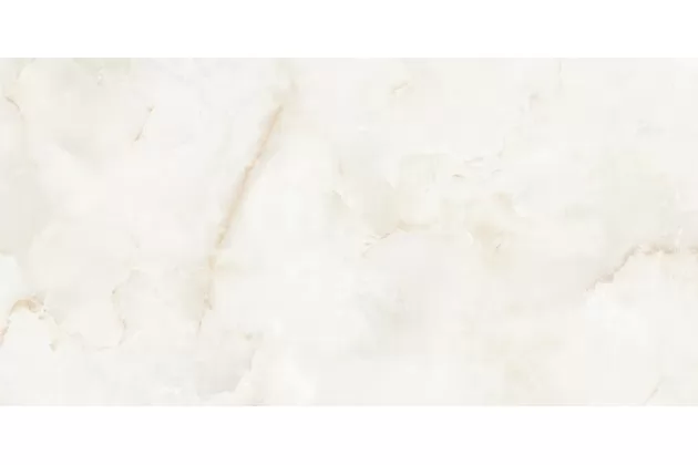 Les Bijoux Alabastro Rekt. Poler 59.3x119.3 - Biała płytka imitująca kamień