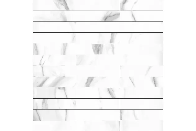 Darney Mosaic Blanco 30x30 - Biała płytka imitująca marmur