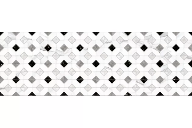 Janus Blanco 33.3x100 - Wzorzysta płytka z wzorem geometrycznym