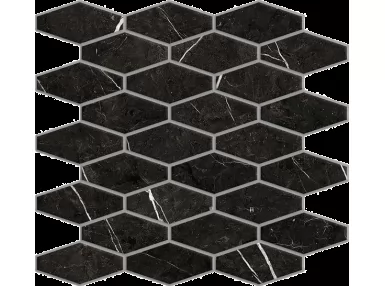 Hati Mosaic Negro 31.8x29. Czarna płytka imitująca mozaikę