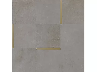 Avelin Mosaic Niquel 30x30 - Szara płytka imitująca kamień