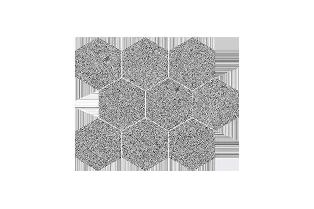 Zancle Mosaic Antracita 33x27 - Antracytowa płytka gresowa