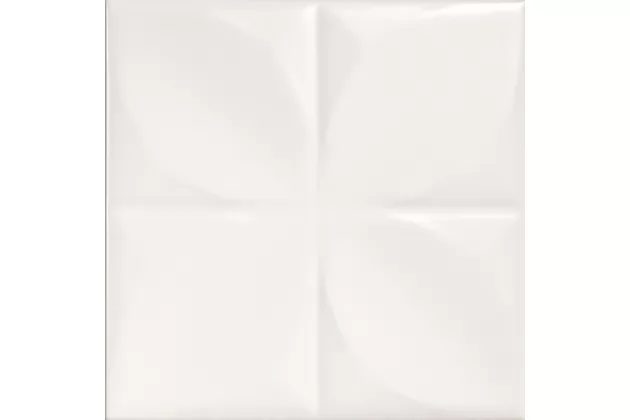 Atelier Decor White 20×20 - biała płytka ścienna z efektem 3D